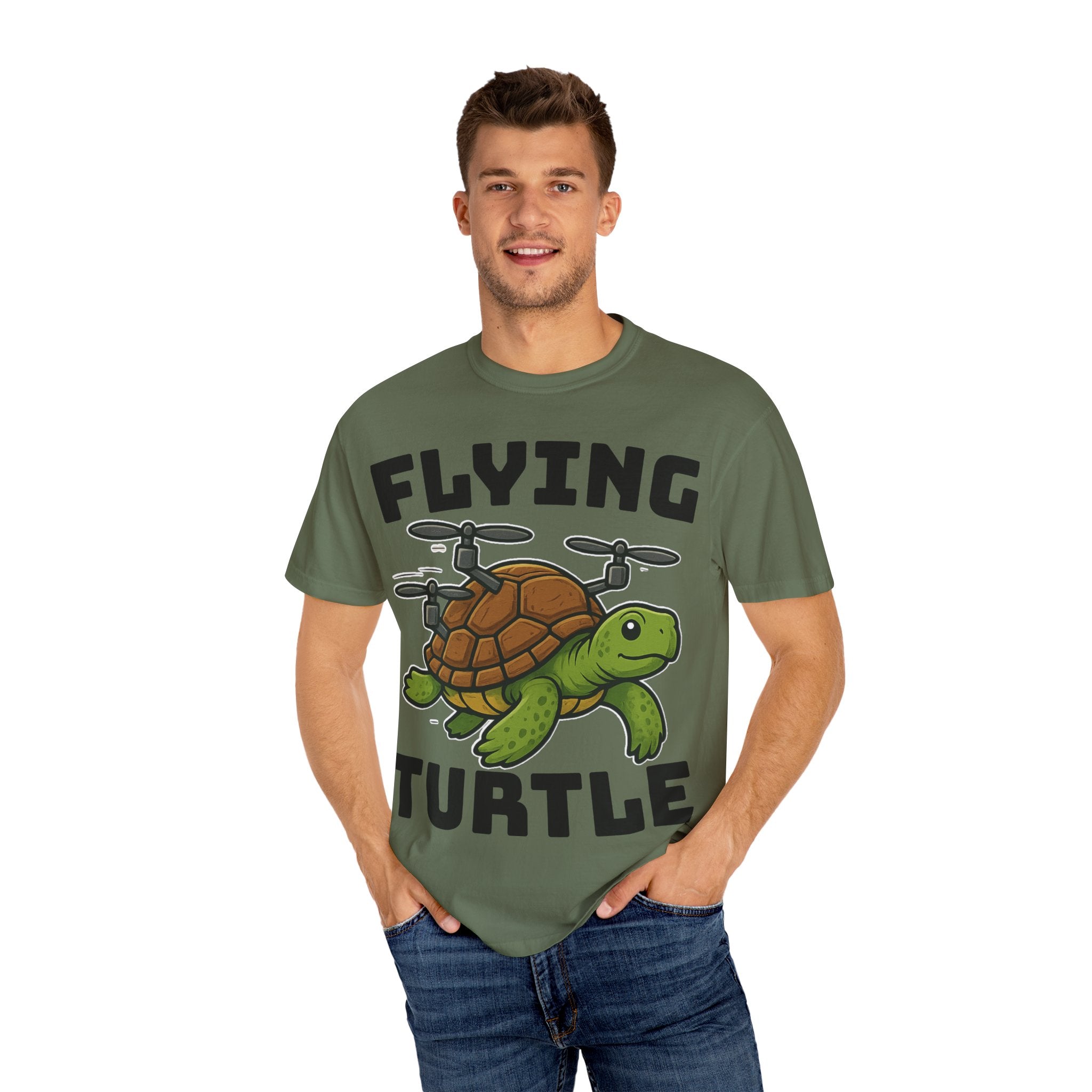 The Flying Turtle Tshirt | Death by Bunjie's Drone Services LOL