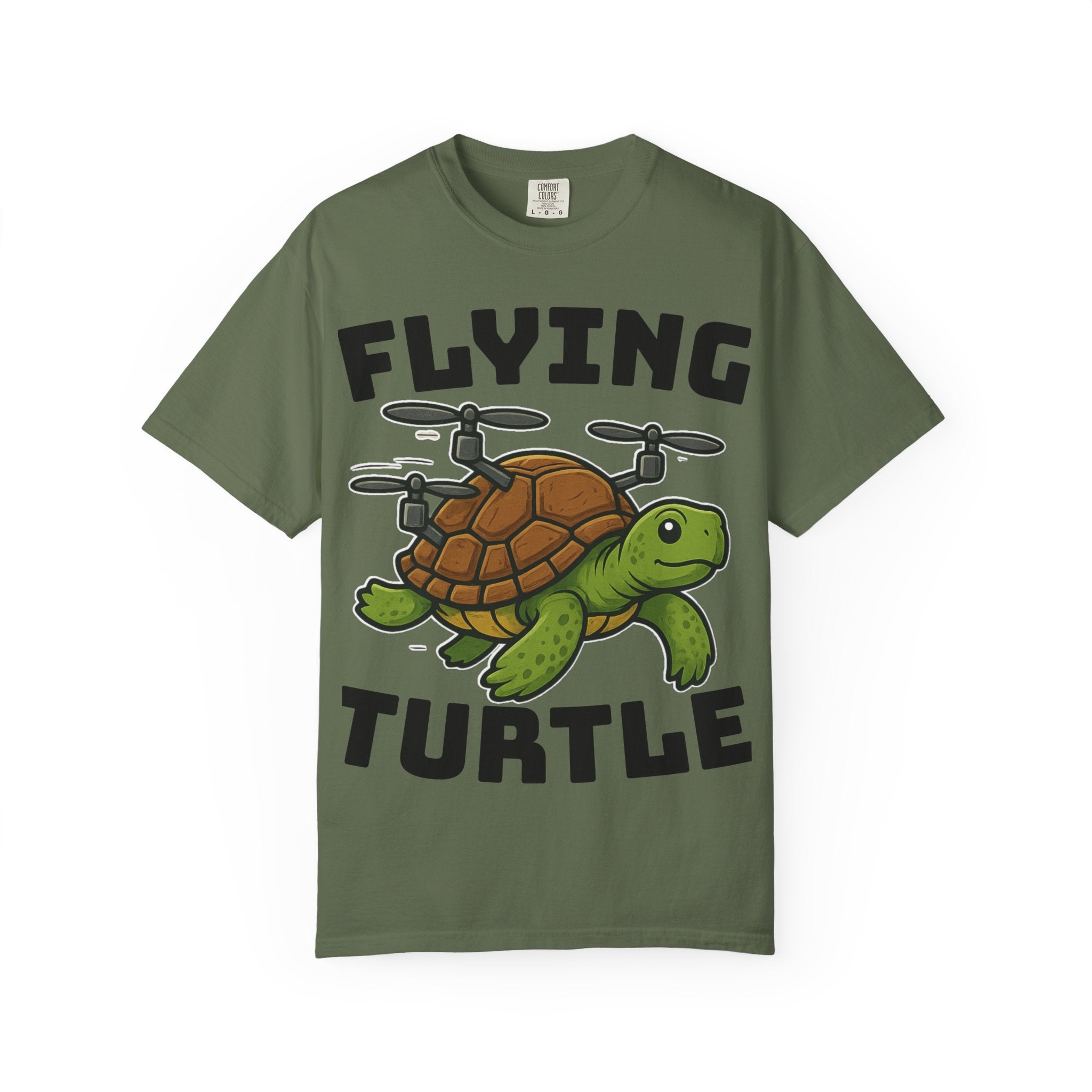 The Flying Turtle Tshirt | Death by Bunjie's Drone Services LOL