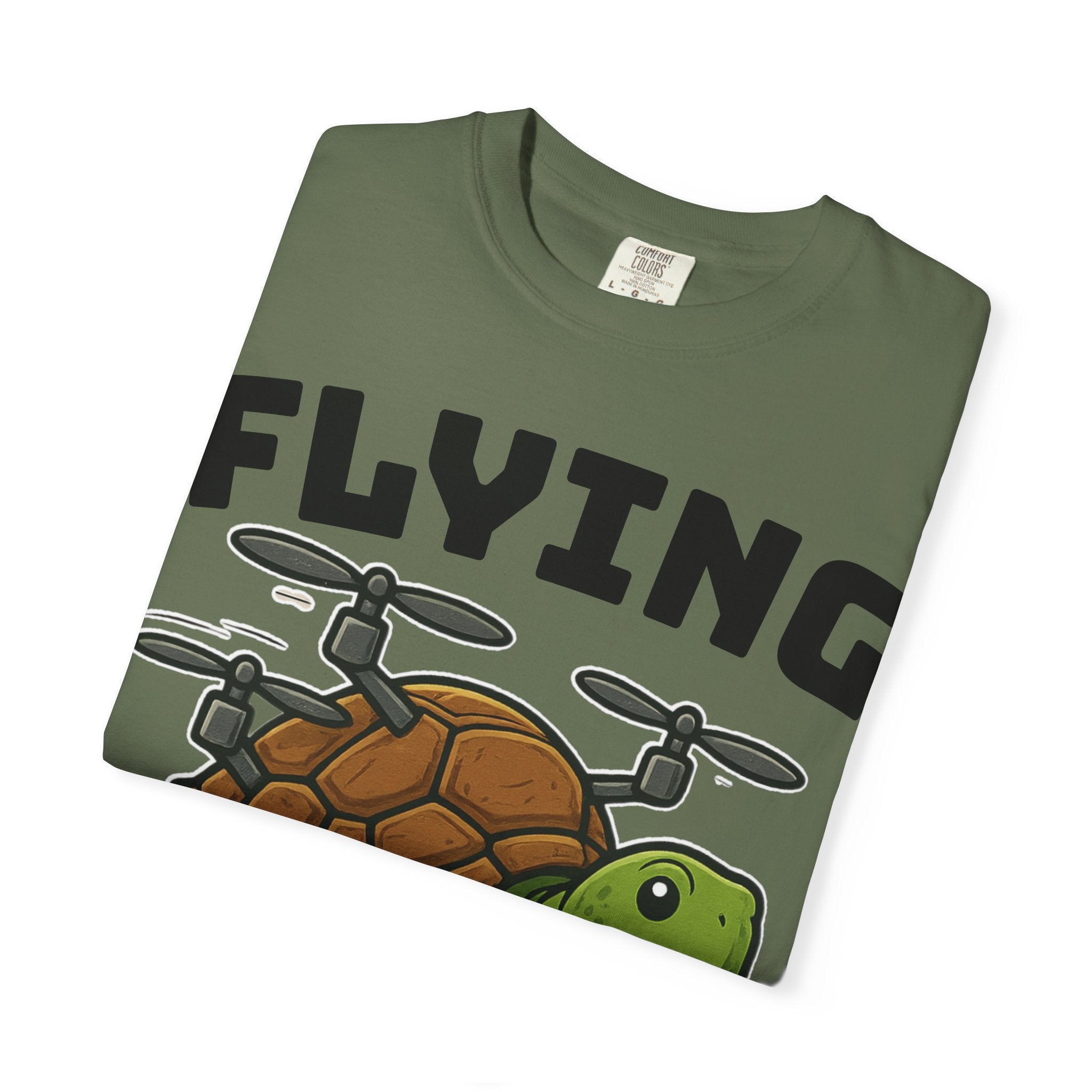 The Flying Turtle Tshirt | Death by Bunjie's Drone Services LOL