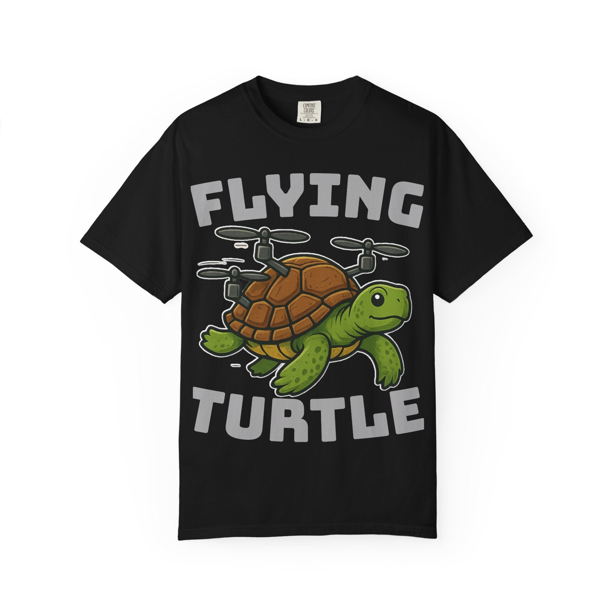 The Flying Turtle Tshirt | Death by Bunjie's Drone Services LOL