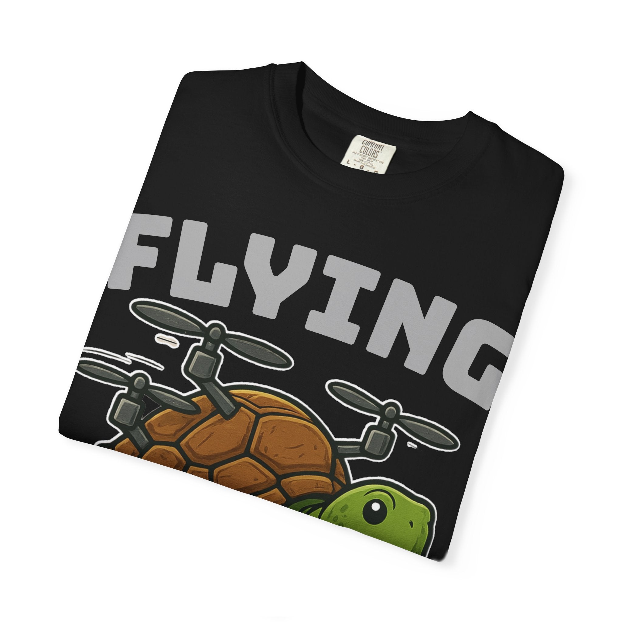 The Flying Turtle Tshirt | Death by Bunjie's Drone Services LOL