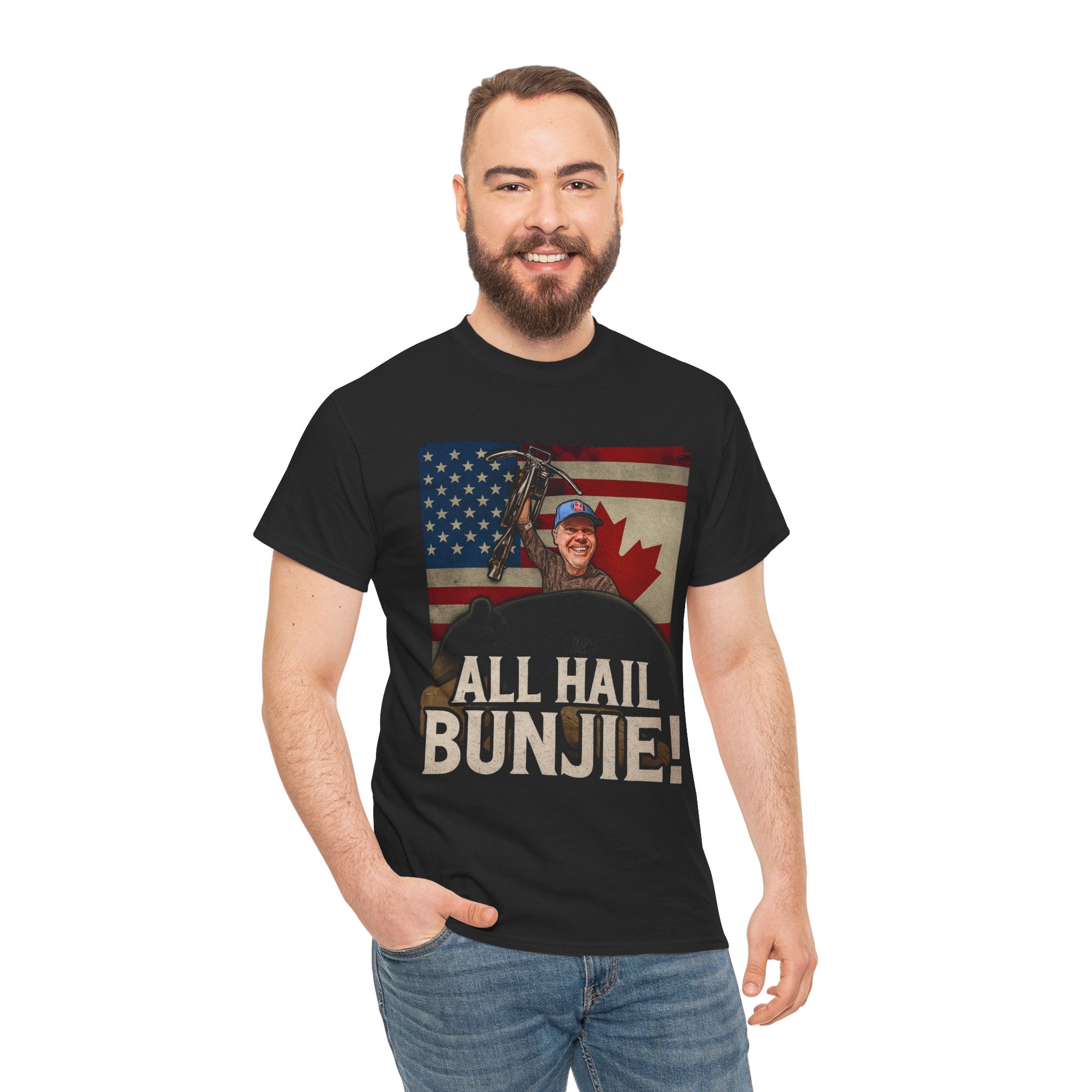 All Hail Bunjie! Tshirt | The O.B. Raised In Triumph!